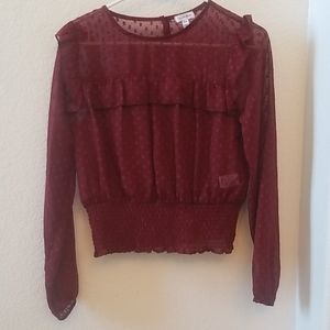 NWOT Sheer top